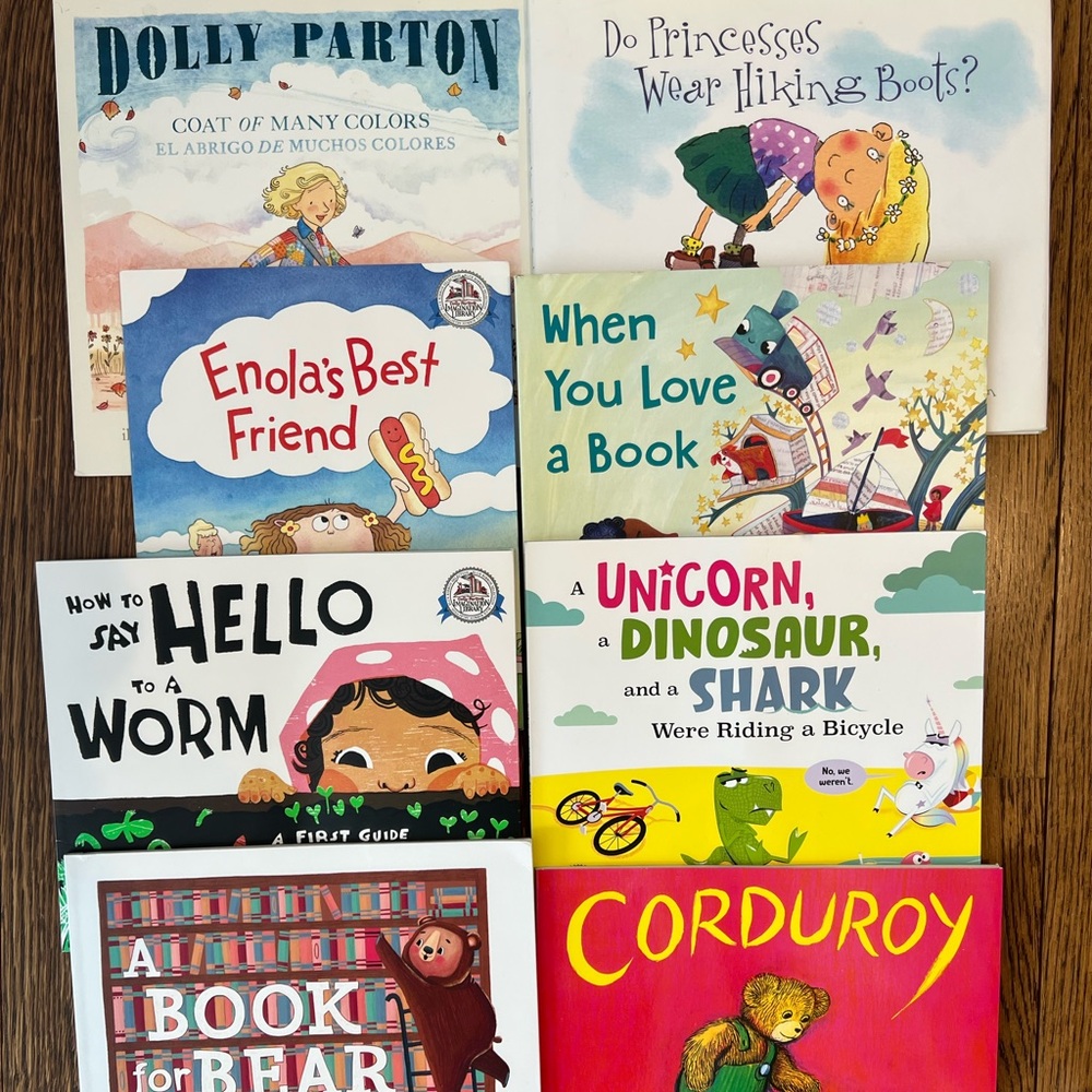 Set of 8 Children's Picture Book Set - Corduroy, Do Princesses Wear Hiking Boots